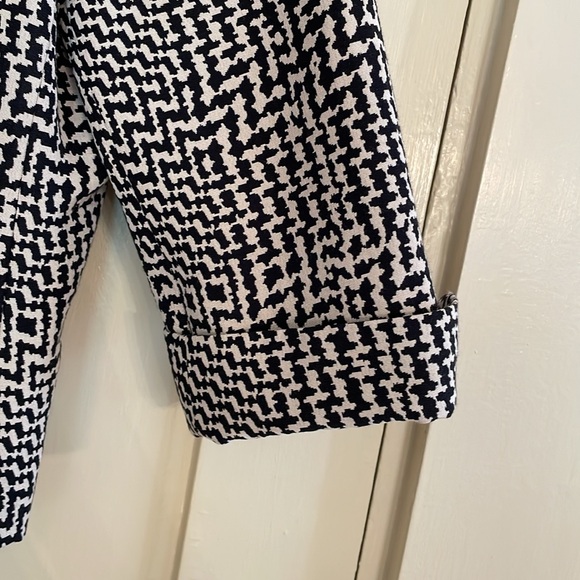 Max Mara cotton blend houndstooth jacket, size 10-12 - Picture 3 of 7